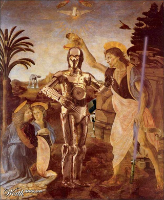 Illustration for article titled The Most Exalted Star Wars Religious Art In The Universe